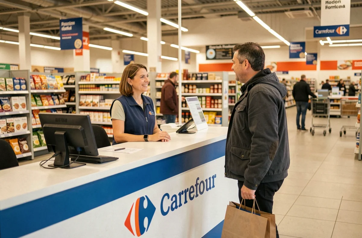 Bureau Carrefour Location dans un hypermarché de l'Oise