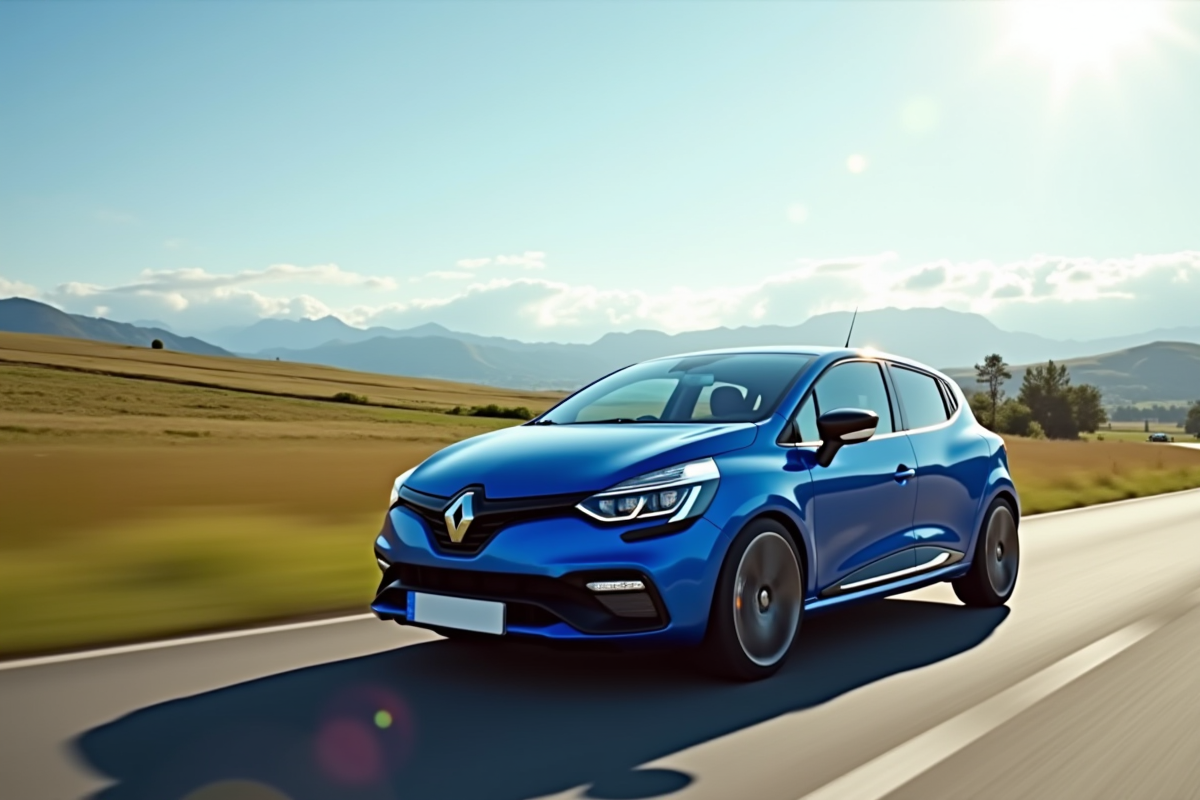 voiture bleue