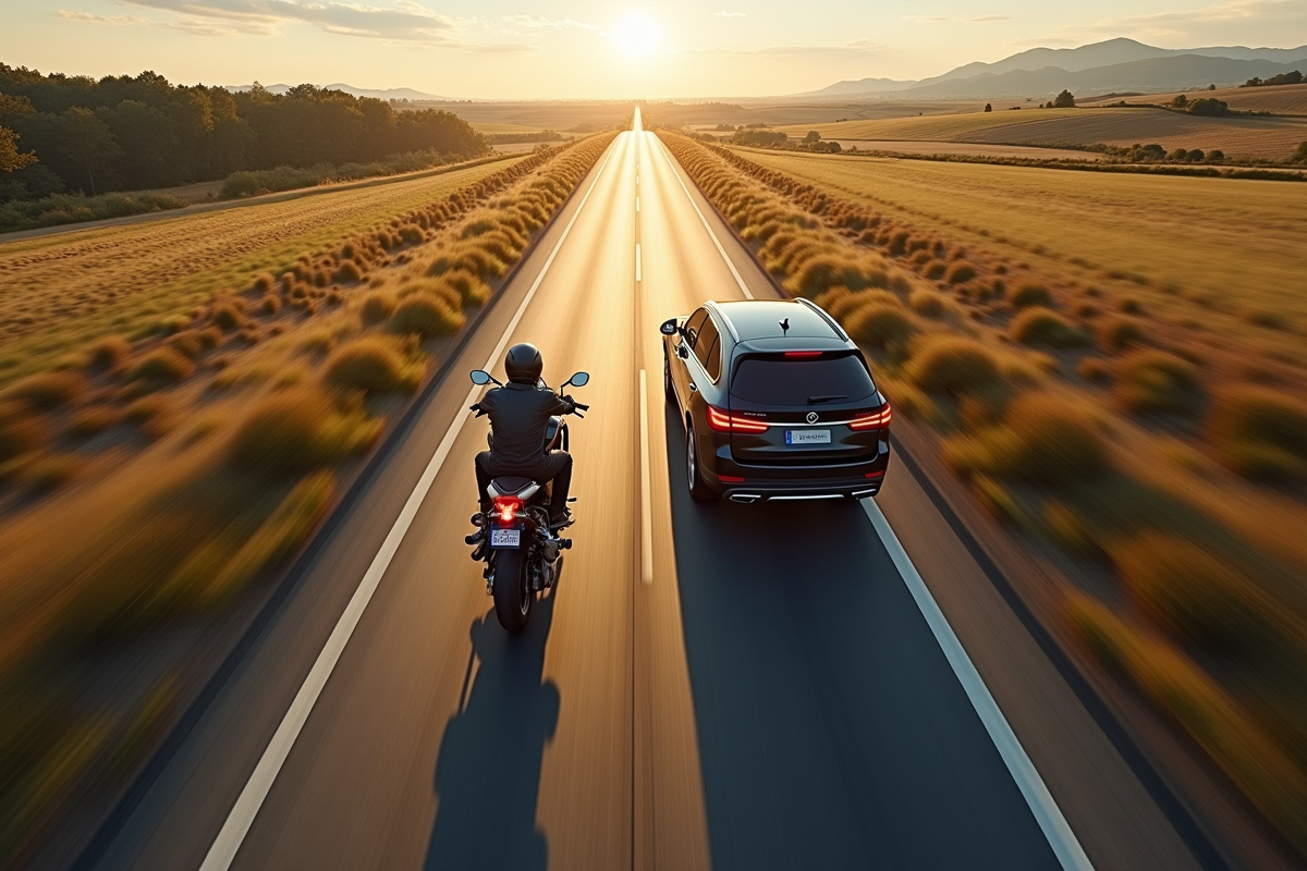 moto voiture