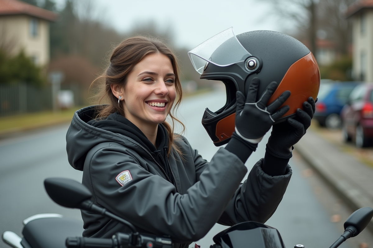 Jeune femme vérifiant l